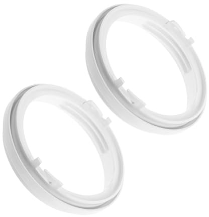 ELAYARD 2 Pièces Tuyau d'échappement du climatiseur mobile Coupleur de tuyau AC pour la mobilité adaptateur d'échappement de climatiseur PVC blanche