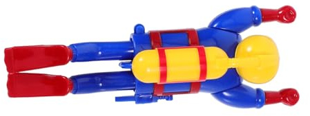 WEKAMOS Baby Badespielzeug Taucher Aufziehspielzeug Schwimmendes Badewannenspielzeug FüR Kleine HäNde Mit Sicherem Versiegeltem Design