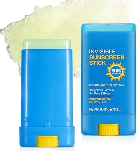 Solskyddsstift, vattentåligt solskyddsmedel SPF 50+, snabbt absorberande solskyddsmedel, mot hudirritation, lämplig för alla hudtoner, naturligt solskyddsmedel, 13 g