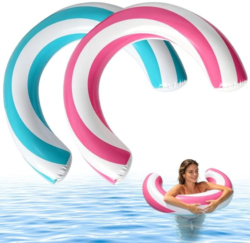 Luftmatratze Pool, 2 Stück Luftmatratze Wasser Schwimmring Erwachsene
