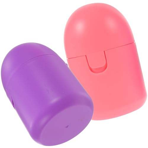 SWETRACE Menstruationsbecher Aufbewahrungsbox 2 Stück mit Tragbarem Design und Leichtem Pp Material für Damenhygiene und Mikrowellenreinigung
