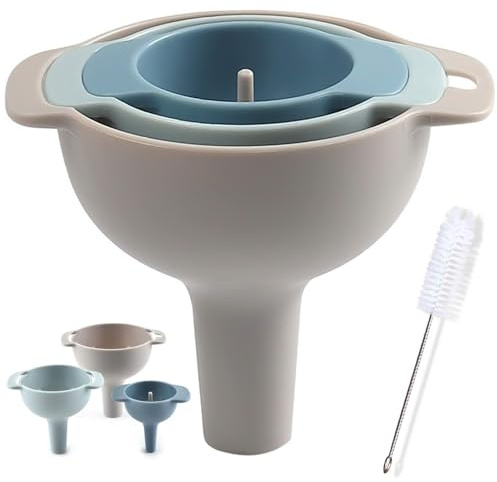 Set Di 3 Imbuti, Misure 7/9/10 Cm Con Filtro Rimovibile, Senza Bpa Per Cucina E Casa