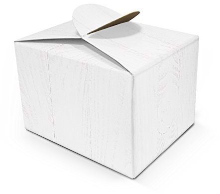 Logbuch-Verlag 25 kleine Geschenkbox zum Befüllen Give-Away Schachtel weiß Verpackung Weihnachtsschachtel 8,5 x 6,5 x 5,5 cm