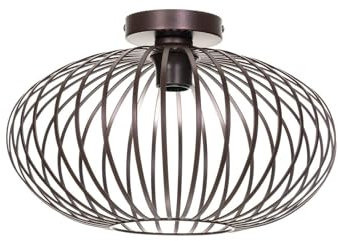 Ceiling Light 'Nahele' dimmable (Vintage, Antique) Made of Metal for e.g. Living Room & Dining Room (1 Light Source, E27) from Lindby | Ceiling lamp, lamp