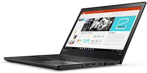 PC Portable 14 Pouces LENOVO Thinkpad T470,Ordinateur Ultrabook,Intel Core i5,RAM 8 GB DDR4,SSD 256 GB,AZERTY,Webcam,HDMI,Garantie 12 Mois,Windows 10 Professionnel (reconditionné),Noir