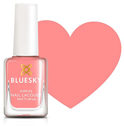 Bluesky Smalto per Unghie per Bambini, Sea Shell, Rosa Corallo. Smalto per Bambini Facile da Togliere, Non Tossico, a Base di Acqua, Inodore, 5 ml