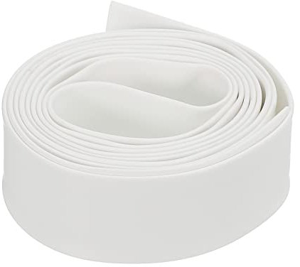 Rebower Termoretráctil Tubo 2:1 Cable Manguito Tubo Envoltura, [para Eléctrico Aislamiento Protección] - 3/8 Diámetro/5/8 Plano Ancho/1m/Blanco