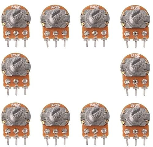ATEC Lineare Potentiometer WH148 (10 Stück (250 kOhm)