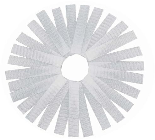 100 piezas de malla protectora para cabeza de flores, 12 cm, protección de brotes de rosas para floristerías (transparente)
