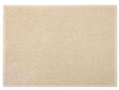 Desforges - Tapis de Bain 60 x 90 cm en Coton Beige uni 1500 g/m², MA Douce