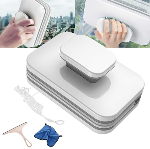 Magnetic Windshield Cleaner Tool, Windshield Wow Magnetic Car Window Cleaner, Magnetic Window Cleaner, Magnetic Windshield Cleaner for High Rise, Car Glazed (1pcs)