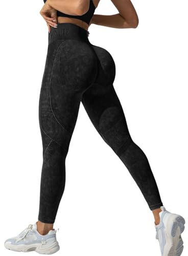 Leggings Luveon Anti Cellulite à Compression 3D Original,Legging Anti-Cellulite Amaigrissant Minceur Leggings Femme Taille Haute sans Couture Push-Up Opaque Yoga Fitness Pantalon Sport
