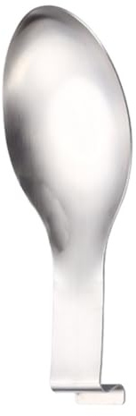 DOITOOL Portacucharas de Acero Inoxidable Resistente al Calor, Reposacucharas Compacto para Cocina y Restaurante, Soporte Multiusos para Cucharones y Espátulas, Utensilios Hogar y Hotel