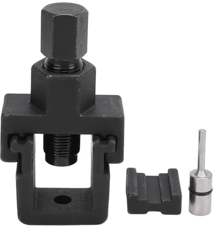 Motorcycle Chain Breaker Tool, Heavy Duty Carbon Steel Bike Link Splitter Pin Remover, Professional Repair Tool for JT Types, Universal Compatibility with DID and Other Chains, Eff