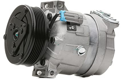 RIDEX A/C Kompressor für Klimaanlage Klimakompressor mit ID: V5 Kältemittel: R134a PAG 150 mit 119mm Riemenscheibe 6-Rillen Kompatibel mit OPEL Vectra C Caravan Z02 13109841 13109839 13108519 447K0101