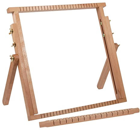 MILWARDS 2519020 Webstuhl, Holz, 40x40-61cm