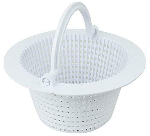 Linxor - Panier Rond pour Skimmer de Piscine Hors Sol - Diam 16 cm - Blanc