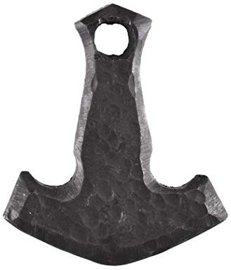 Battle-Merchant Martillo de Thor de hierro forjado a mano, Hierro