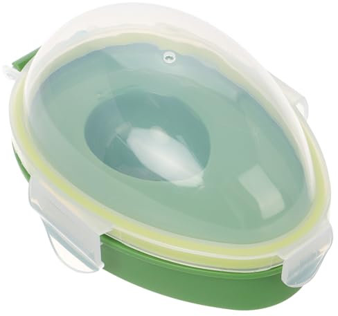 Operitacx Avocado box, Behälter Vor Avocado Aufbewahrung, Avocado Aufbewahrungsbox, Vorratsdose für Toppings, Behälter für Avokado, Sie Ihre Avocados Tagelang für Zuhause Küche Avocado Saver 12cm
