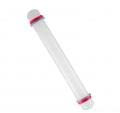 Mattarello da 9 Pollici, Mini Mattarello in Plastica Antiaderente con Anello Rullo per Pasta Fondente per Pizza Torta Crosta Pane Biscotto Gnocco Pelle
