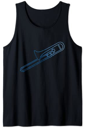Jazz Posaune Posaunist Blechbläser Jazz Posaunist Tank Top