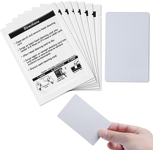 BIHYM CR80 Card Reader Cleaning Cards,Terminal Cleaning Cleaner, 80PCS