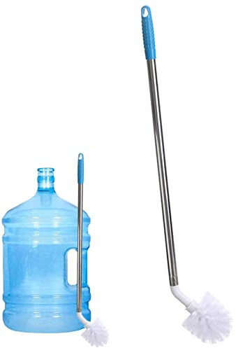1/2 L Shape Water Bottle Holder - Stainless Steel Balloon Brush, Long Bottle Brush | Foldable Washing Machine with Soft Side Bristles | Lightweight Cleaning Supplies