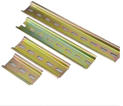 SBTRKT 1 Stück 8,5 mm-35 mm Eisen-Schlitz-Din-Schiene for die Montage von Leistungsschaltern, C45-Führungsschiene, Anschlussverbinder, Installationsschiene, 0,9 mm(Size:15CM)