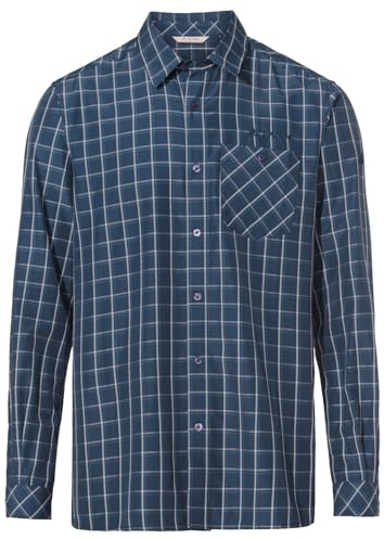 VAUDE Men's Albsteig LS Shirt III, Langarm-Hemd, Dark sea/Dark sea, L
