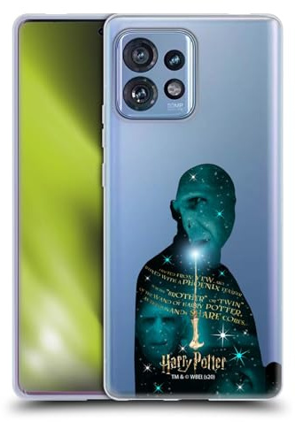 Head Case Designs Officially Licensed Harry Potter Voldemort Yew Wand Deathly Hallows XXXVIII Soft Gel Case Compatible With Moto Edge 40 Pro/Plus 2023