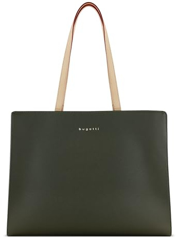 bugatti Ella Business System Bag - elegante Aktentasche mit 13-Zoll-Laptopfach in Olive