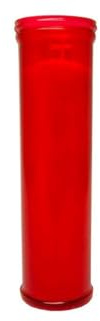 Pack de 6 velones Rojos del santisimo 22 cm velon votivo liturgico Cementerio e Iglesias