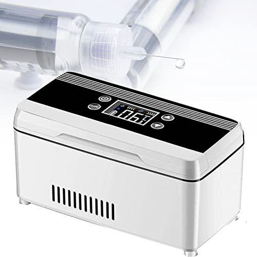 Custodia da Viaggio per insulina, Custodia da Viaggio per insulina con Batteria, Frigorifero Portatile per farmaci, Borsa frigo Medica da 2-8 Gradi, Mini Frigorifero per farmaci PE