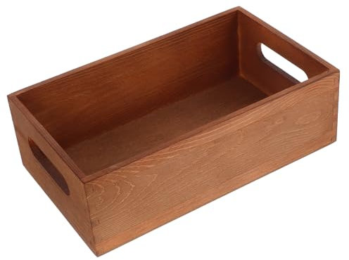 Mikikit Holz Aufbewahrungsbox Für Schreibtisch Werkzeugkiste Aus Massivholz Organizer Aus Holz Für Aufbewahrung Von Kleinigkeiten