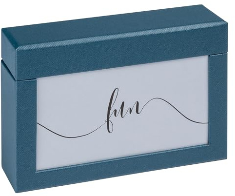 walther design Förvaringslåda för 100 foton 10x15 cm, Fotolåda Fun, blå, FB-116-L