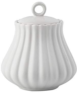 sucrier Sucrier Mignon Créatif Réservoir De Stockage Blanc Sucre Granulé Cube De Café Sucre Maison Hôtel Sucrier Pot De Bonbons Bocaux (Bianco)