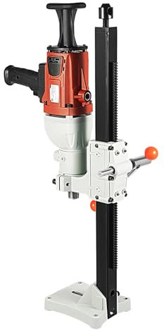 BRRIDE Carotteuse 2200 W - Foret diamanté à sec et humide - Pour béton armé, brique, marbre, diamètre : 180 mm - 1200 tr/min - Design étanche