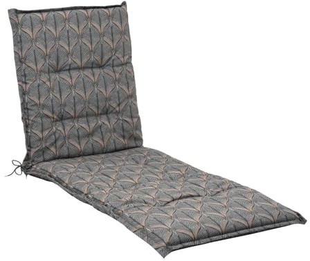 Generisch Liegenauflage - 60 x 190 cm - Grau - Baumwolle - Polyester - mit Stehsaum
