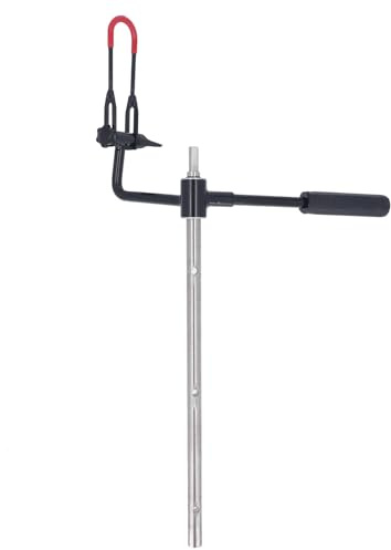 lyrlody Asta di Estensione del Trapano Ghiaccio, Design Portatile, Alta Resistenza, Aumento della Lunghezza, Leggera e Compatta, Comoda Maneggevolezza, Acciaio in Lega, Montaggio Facile, Ideale per