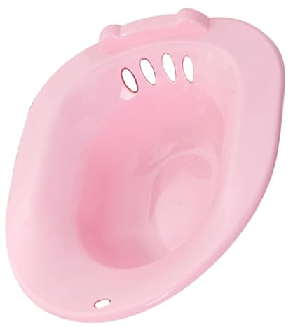 COOPHYA Sitzbad Toilette Sitzbadewanne Rutschfest mit Auslaufsicherung Glatte Oberfläche für Schwangere Wochenbett Postoperative Pflege