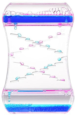 Minuteur de Mouvement Liquide, sablier Relaxant, Jeux sensoriels liquides à Bulles - pour , Bureau, Salle de Classe, apaisant, école, Chambre à Coucher, Maison