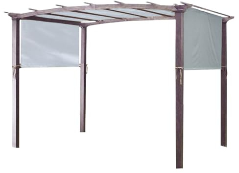 Haodream Tettoia per terrazze compatibile, rivestimento impermeabile termico, copertura di ricambio in poliestere 190T per gazebo e tetti parasole