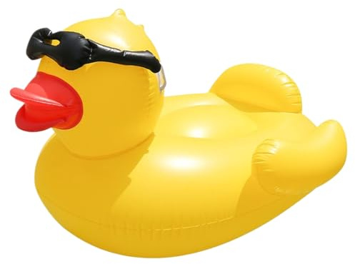 Galleggiante Per Piscina A Forma Di Gigante, Design Gonfiabile A Forma Di Giallo, Sedia Galleggiante Rinforzata, Isola Acquatica Ricreativa, Zattera Divertenti Estivi Da