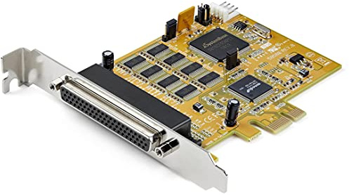 StarTech 8-Port PCI Express RS232 Serial Adapter Card (PEX8S1050) | PCIe to Serial DB9 Card, 16C1050 UART, Windows Only, 15kV ESD
