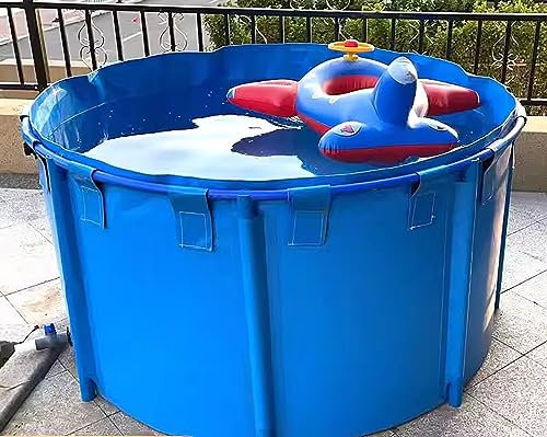 Piscina Fuori Terra/Telaio Acciaio Piscina Estiva for Bambini E Adulti - Piscina con Struttura in Acciaio/plastica/Albercas para Adultos, Piscina All'aperto Grande/Piscine di Spazio Libero, Piscina F