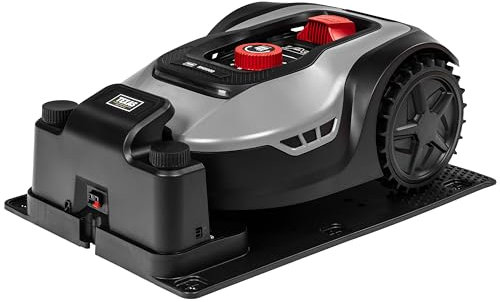 TEXAS Mähroboter Rasenroboter Rasenmäher Roboter RMX 2000 | bis zu 2000 m² Rasenfläche | 9-Fach einstellbare Schnitthöhe | 20 V Li-Ion Akku mit 5 Ah