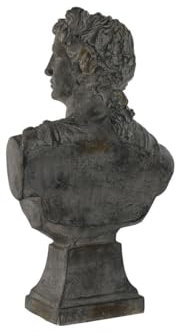 Home ESPRIT Figura Decorativa Gris Busto 36 x 18 x 58,5 cm