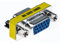ADATTATORE MINI GENDER CHANGER VGA SUB-D 15 POLI FEMMINA F connettore cavo hd15