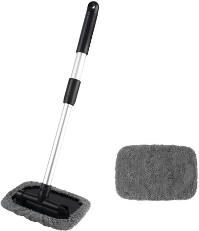 JSMTKJ Limpiador de Parabrisas, Cepillo para Parabrisas de Coche, Limpiacristales de Coche para Limpieza Interior y Exterior del Coche