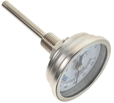 ABOOFAN Termometro da Vino Acciaio Inossidabile per Home Brewing Design Filo per Installazione Sicura Strumento Versatile per Controllo Temperatura Vino e Attrezzatura Birrificazione